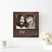 Creëer Eigen Jubileum voor het 5e huwelijk FOTO-ca Vierkante Klok (Huis)