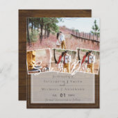 Creëer Eigen Modern Sparen de DatumKaarten van de  (Voorkant / Achterkant)