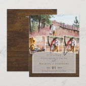 Creëer Eigen Modern Sparen de DatumKaarten van de  (Voorkant / Achterkant)