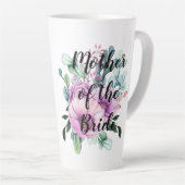 Creëer Eigen MOEDER van BRIDE GROOM Gift Named Flo Latte Mok (Rechterhoek)