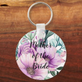 Creëer Eigen MOEDER van BRIDE GROOM Gift Named Flo Sleutelhanger (Voorkant)