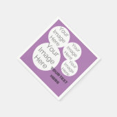 creëer eigen papieren foto tekst servet sjabloon p (Hoek)