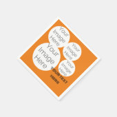 creëer eigen papieren foto tekst servet sjabloon s (Hoek)