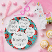 creëer eigen papieren foto tekst sjabloon lievehee bordje (Feest)