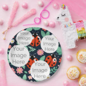 creëer eigen papieren foto tekst sjabloon lievehee bordje (Feest)