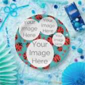 creëer eigen papieren foto tekst sjabloon lievehee bordje (Feest)