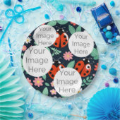 creëer eigen papieren foto tekst sjabloon lievehee papieren bordje (Feest)