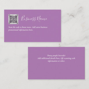 Creëer eigen QR-code Visitekaartje - Veel kleuren Informatiekaartje