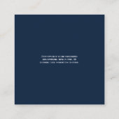 Creëer eigen QR-code Visitekaartje - Veel kleuren Informatiekaartje (Achterkant)