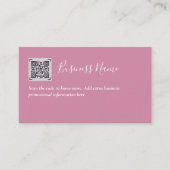 Creëer eigen QR-code Visitekaartje - Veel kleuren Informatiekaartje (Voorkant)