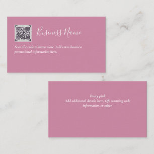 Creëer eigen QR-code Visitekaartje - Veel kleuren Informatiekaartje