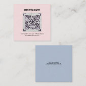 Creëer eigen QR-code Visitekaartje - Veel kleuren Informatiekaartje (Voorkant / Achterkant)