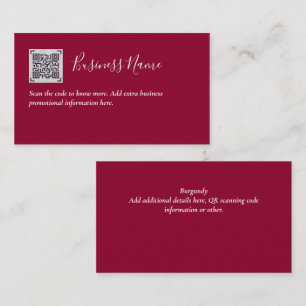 Creëer eigen QR-code Visitekaartje - Veel kleuren Informatiekaartje