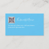 Creëer eigen QR-code Visitekaartje - Veel kleuren Informatiekaartje (Voorkant)