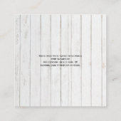 Creëer eigen QR-code Visitekaartje - Veel kleuren Informatiekaartje (Achterkant)