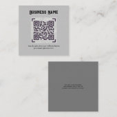 Creëer eigen QR-code Visitekaartje - Veel kleuren Informatiekaartje (Voorkant / Achterkant)