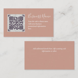 Creëer eigen QR-code Visitekaartje - Veel kleuren Informatiekaartje