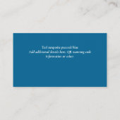 Creëer eigen QR-code Visitekaartje - Veel kleuren Informatiekaartje (Achterkant)