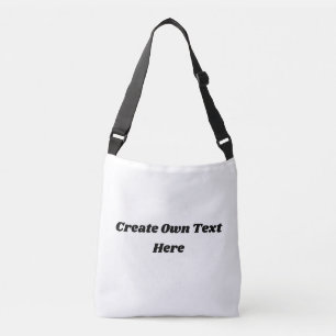 Creëer eigen tekst hier-Handtassen Winkeltoer Cool Crossbody Tas