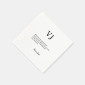 Creëer Eigen typemachine voor lettertypemonmonogra Servet (Hoek)