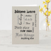 Creëer eigen woord cloud kaart met sjabloon - papi (Gele Bloem)