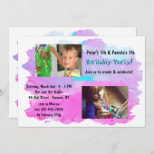 Creëer en foto's vieren kaart (Voorkant / Achterkant)