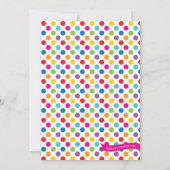 Creëer- en gevierde kunstpartij kaart (Achterkant)