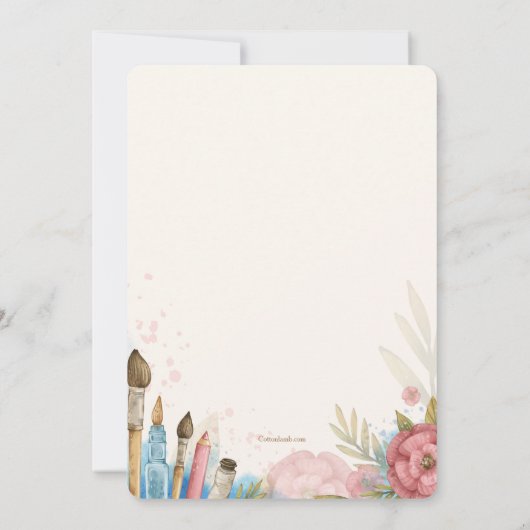 Creëer en vier kaart (Achterkant)