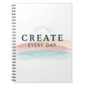 Creëer Every Day Journal – Minimal Design Notitieboek (Voorkant)