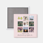 Creëer Ewn BFF Photo Collage giften - Vegan Avocad Magneet (Voorkant / Achterkant)