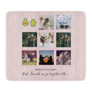 Creëer Ewn BFF Photo Collage giften - Vegan Avocad Snijplank