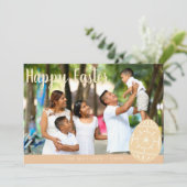 Creëer Ewn Easter Kaart - Foto van familie toevoeg (Staand voorkant)