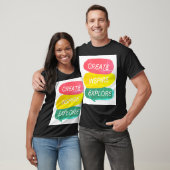 Creëer Explore Inspire Adventure T-shirt (Unisex)