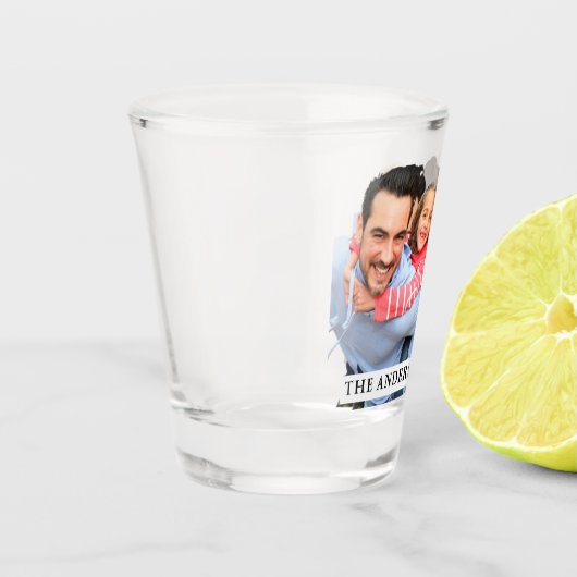 Creëer familie foto en tekst shot glas (Links)