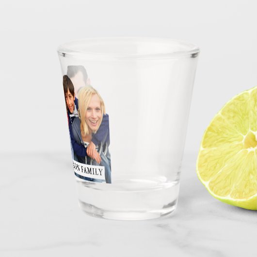 Creëer familie foto en tekst shot glas (Rechts)