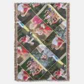 Creëer Familie Kinder Huisdieren Bruiloft 5 Fotoco Deken (Voorkant Verticaal)