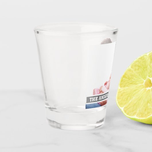 Creëer Familionmonogram Shot Glas (Links)