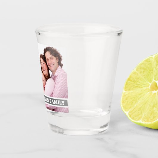 Creëer Familionmonogram Shot Glas (Rechts)