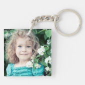 Creëer - Foto van uw eigen kind uit de 2-reeks Sleutelhanger (Achterkant)