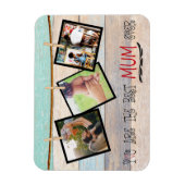 Creëer fotocollage voor je moeder magneet (Verticaal)