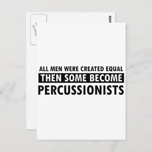 Creëer, gelijkelijk slagsionistisch ontwerp briefkaart (Voorkant / Achterkant)