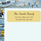 Creëer Gepersonaliseerd Elegant retour adreslabel Etiket