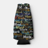 Creëer Gepersonaliseerd naampatroon Flesjeskoeler (Achterkant)