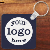 Creëer Gepersonaliseerde Bedrijf Logo QR Code Sleutelhanger (Achterkant)