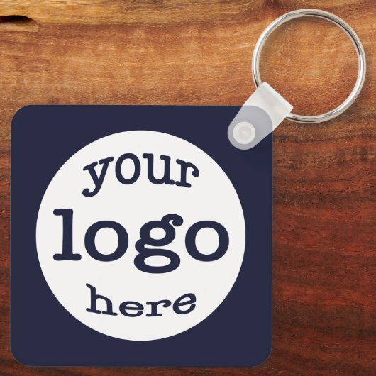 Creëer Gepersonaliseerde Bedrijf Logo QR Code Sleutelhanger (Achterkant)