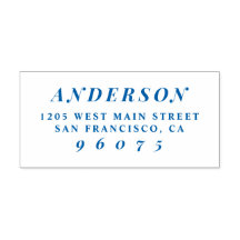 Creëer Gepersonaliseerde familienaam Retouradres