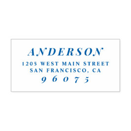 Creëer Gepersonaliseerde familienaam Retouradres Zelfinktende Stempel