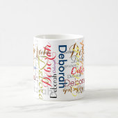 Creëer gepersonaliseerde naamtypografie koffiemok (Center)