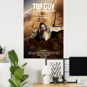 Creëer Gepersonaliseerde Top Vliegtuig Pilot Film Poster (Thuiskantoor)