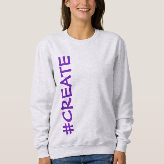 #CREËER (geroteerd) Vrouwenoverhemd Trui (Voorkant)